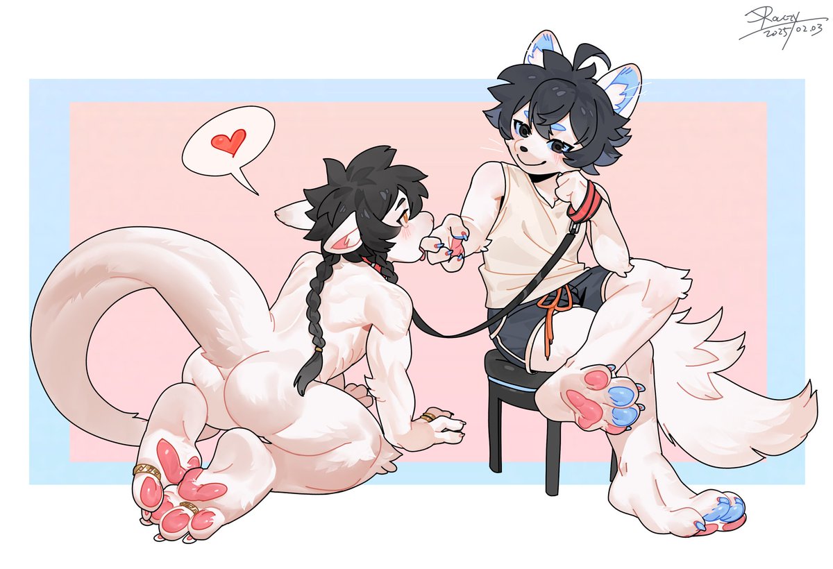 不小心变成🐶了
🖌️：拉奇咪