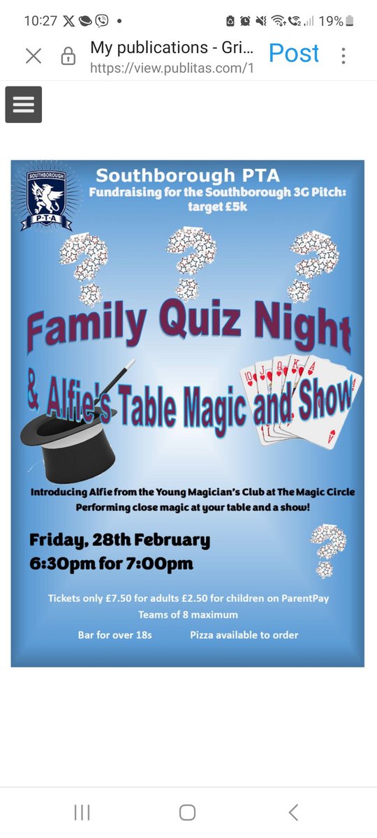 Nataliya Bennett (@nataliyabennet5) on Twitter photo Southborough PTA is inviting you to a Family Quiz Night. Tickets are available to purchase on ParentPay <a href="/shsrbk/">Southborough High School</a> <a href="/pesport_SHS/">Southborough Sport</a> <a href="/SHSMFL/">SHS MFL</a> Southborough PTA is inviting you to a Family Quiz Night. Tickets are available to purchase on ParentPay <a href="/shsrbk/">Southborough High School</a> <a href="/pesport_SHS/">Southborough Sport</a> <a href="/SHSMFL/">SHS MFL</a>