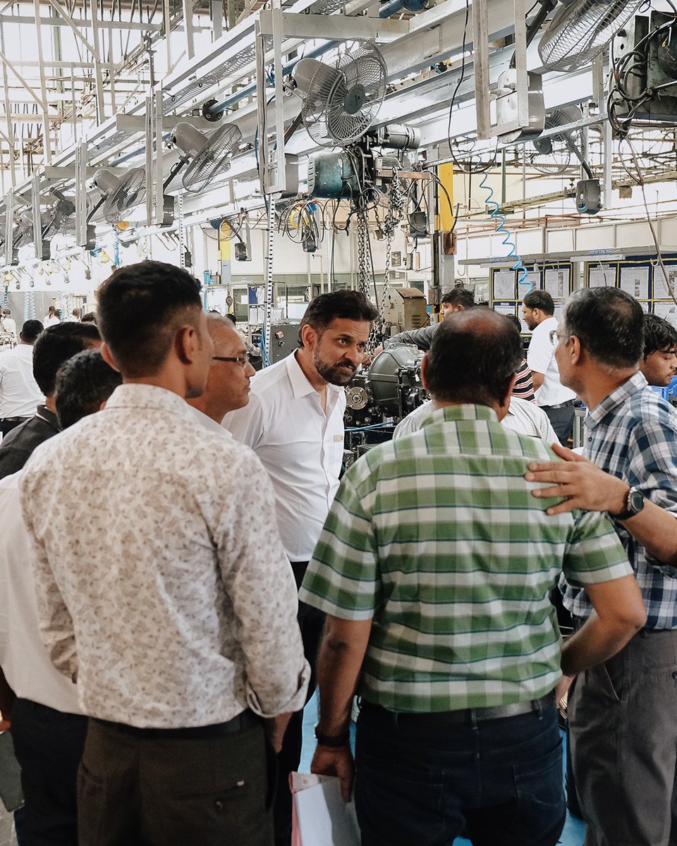 TheKineticIndia's tweet photo. Take a peek behind the scenes at our Nagar plant and see how Kinetic is shaping the future of mobility!
#KineticPlant #ManufacturingExcellence #MobilityRedefined #KineticLegacy #AutomotiveEngineering #MadeByKinetic #EV #TwoWheelers #AutoComponents #OEM https://t.co/Wk4j5WetED