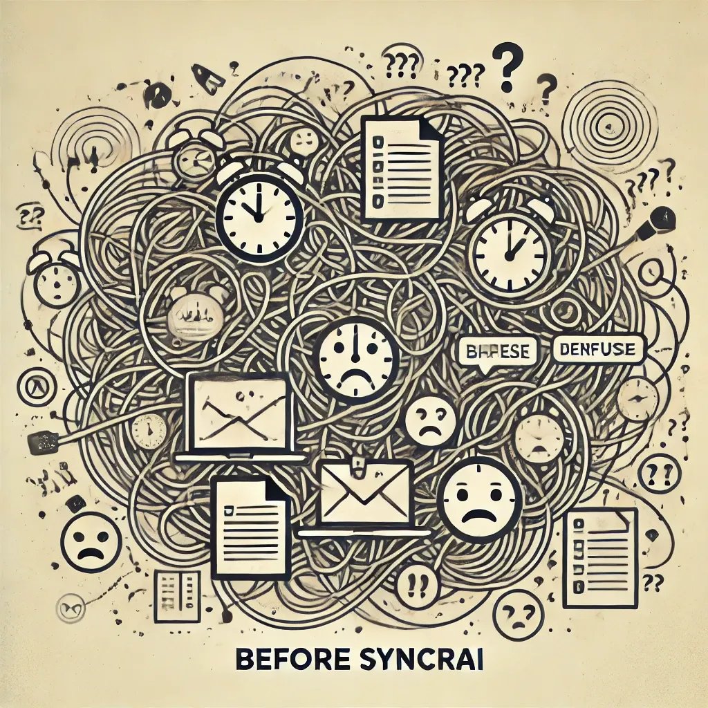 syncrai_sol's tweet image. Before SYNCRAI: 😰After SYNCRAI: 😎Experience the difference yourself! #BeforeAndAfter