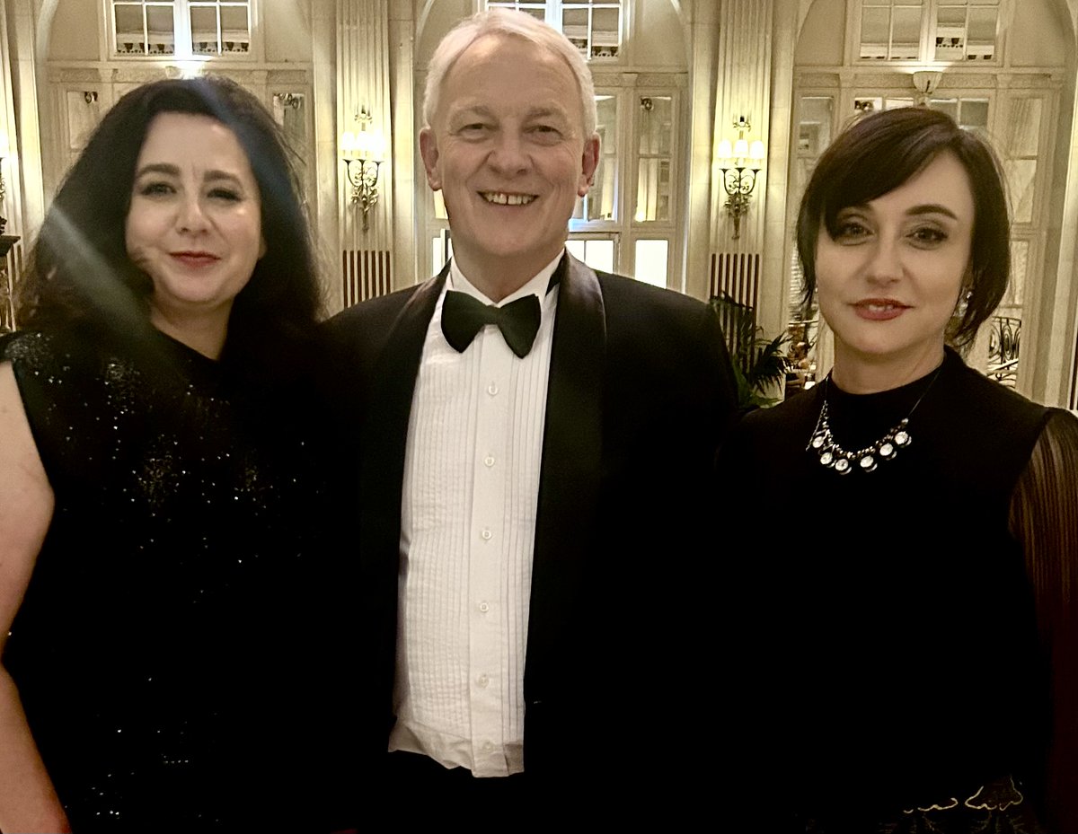 Celebrating at The New Zealand Society UK Waitangi Day Ball at the Waldorf Hilton Hotel last night with His Excellency the Honourable Phil Goff, NZ High Commissioner to the UK, and Guergana Guermanoff, Deputy High Commissioner.
