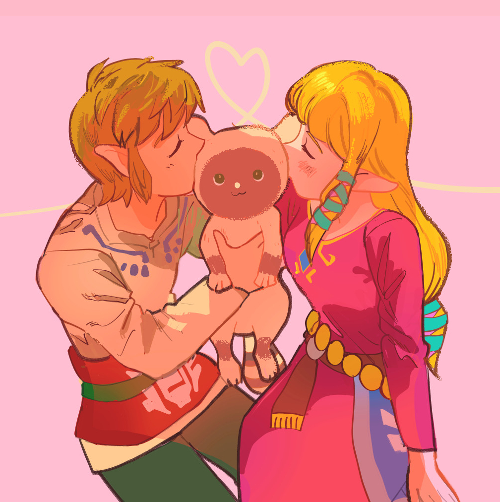 kbluebirdart's tweet photo. Indirect kiss💓 #Zelink https://t.co/oio1TVZF0w