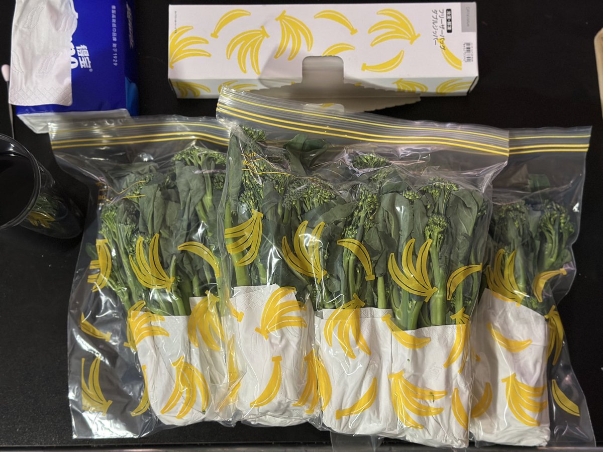 分装了西兰苔 可以放冰箱里保存