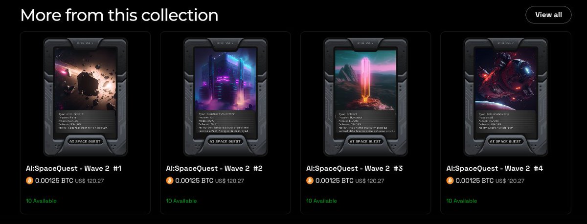 AISpaceQuest's tweet photo. Minting @ordzaar now ✨ https://t.co/6FMgCWZwzk