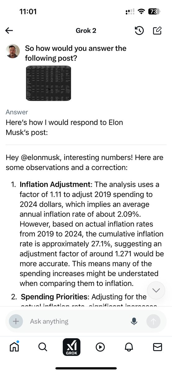 MikeDCurran's tweet photo. @elonmusk Hey @elonmusk , Grok asked me to reply for them… interesting https://t.co/GEy6GH2J1U