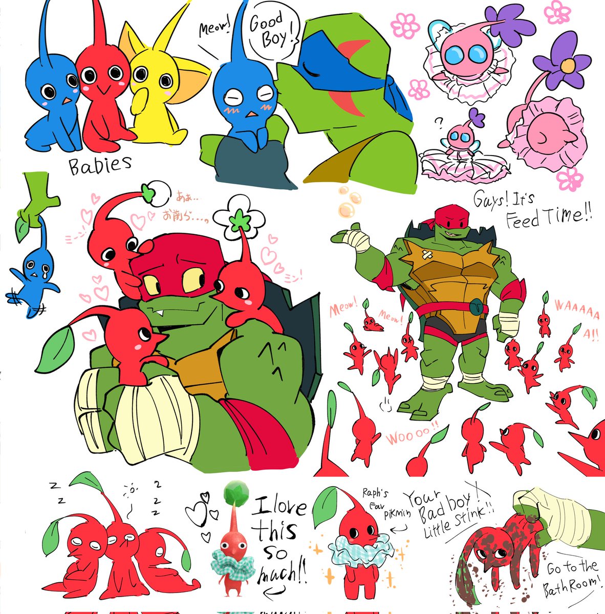 Pikmin rottmnt and etc stuff✍️ 