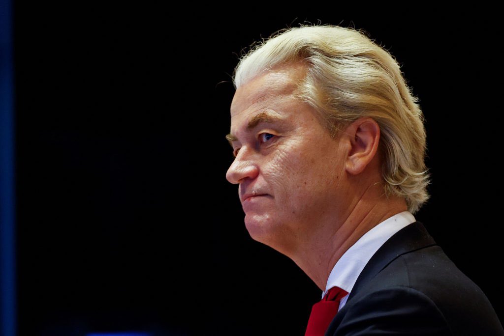 visegrad24's tweet photo. We will make Europe great again! 

That means that the old regimes are going to fall.

My message to all the old leaders, from Macron to Scholz to Sanchez is: YOUR TIME IS OVER.

Woke is over. Multiculturalism and mass migration has proven to be a total disaster.

Geert Wilders https://t.co/SDxc6Rtw2G