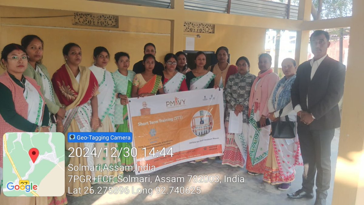 IntouchService1's tweet image. Assessment under Scheme name @PMKVY_
.0CSCMSTT at location- Birahi Gaon, Nagaon, Assam Pin 782003 on 30-12-2024 Batch ID - 2511519, TP: NEHHDC Training Centre, Nagaon Assessor: Nipon Bordoloi
@TextileSSC
@NSDCIndia
@PMOIndia
@GoiMord
@IndiaMGNREGA
@_DigitalIndia