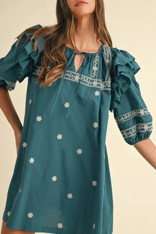 FashionfitzX's tweet photo. - Skobeloff Boho Chic Mini Dress  
- Fashionfitz 
- #All In Stock #Best Sellers #Color Green #Dresses #Floral Dresses #New In #Occasion Daily #Print Floral #Season Summer #Silhouette HLine #Sleeve Puff sleeve #Style Southern Belle https://t.co/yOlA9PyP7p