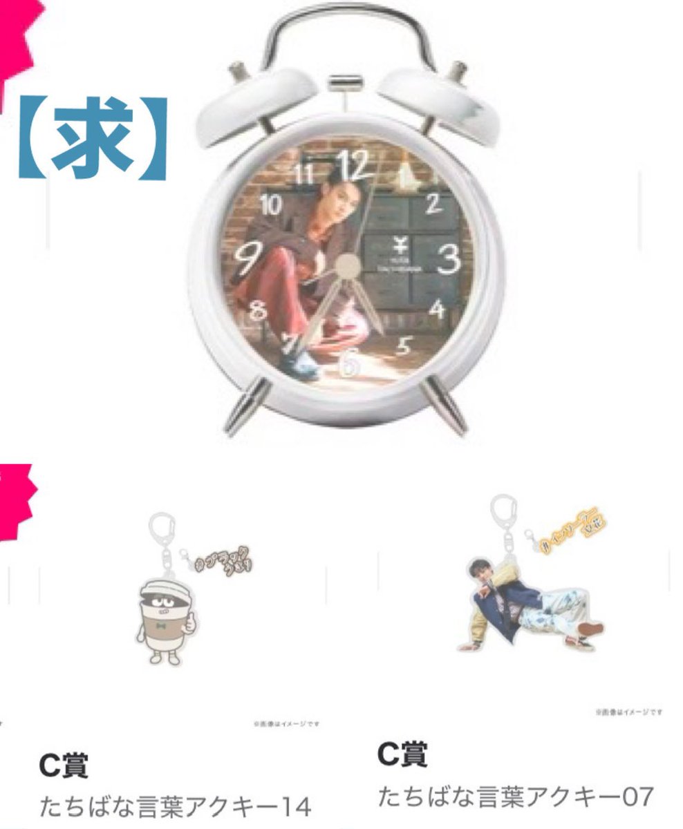 立花裕大 オフィシャルサイト オンラインくじ 第3弾 A賞、B賞、D