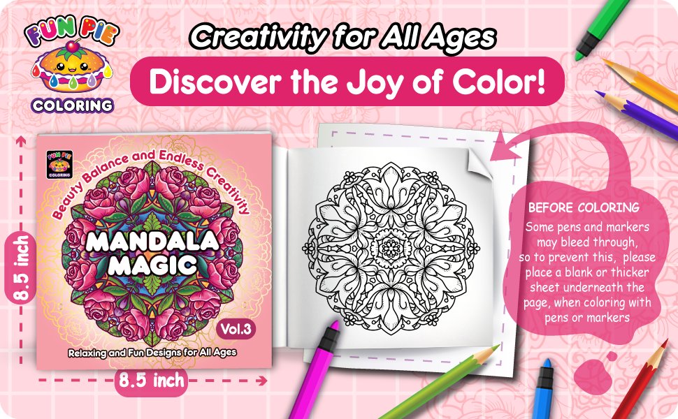 spartmedia's tweet image. 🌸New Release Alert! 😍Unwind and express your creativity with our latest coloring book **Mandala Magic VOL.3** 🐦
Amazon: amzn.to/4aErhkx #fubpiedesigns 
#funpie #ColoringBook #FloralMandala
