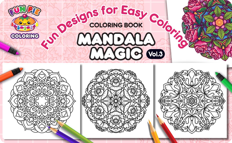 spartmedia's tweet image. 🌸New Release Alert! 😍Unwind and express your creativity with our latest coloring book **Mandala Magic VOL.3** 🐦
Amazon: amzn.to/4aErhkx #fubpiedesigns 
#funpie #ColoringBook #FloralMandala