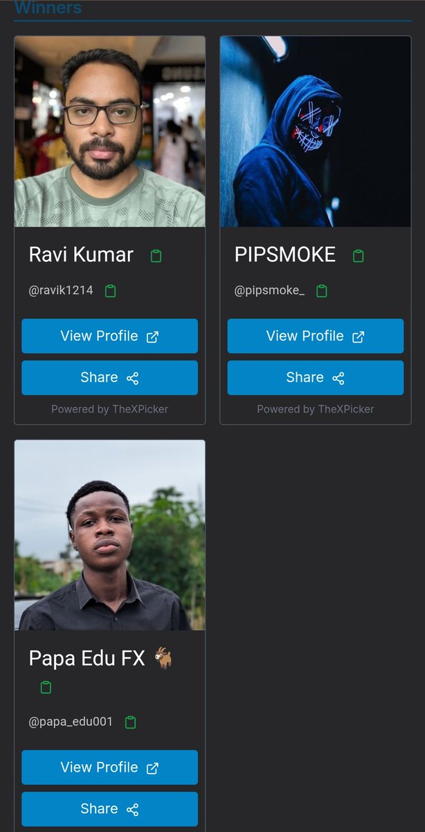 hajji abdull (@hajji_abdull008) on Twitter photo Congratulations winners
<a href="/ravik1214/">Ravi Kumar</a>
<a href="/pipsmoke_/">PIPSMOKE</a>
<a href="/papa_edu001/">Papa Edu FX 🐐</a>
Contact <a href="/alistfunder/">ALIST FUNDER</a> discord to claim your account Congratulations winners
<a href="/ravik1214/">Ravi Kumar</a>
<a href="/pipsmoke_/">PIPSMOKE</a>
<a href="/papa_edu001/">Papa Edu FX 🐐</a>
Contact <a href="/alistfunder/">ALIST FUNDER</a> discord to claim your account