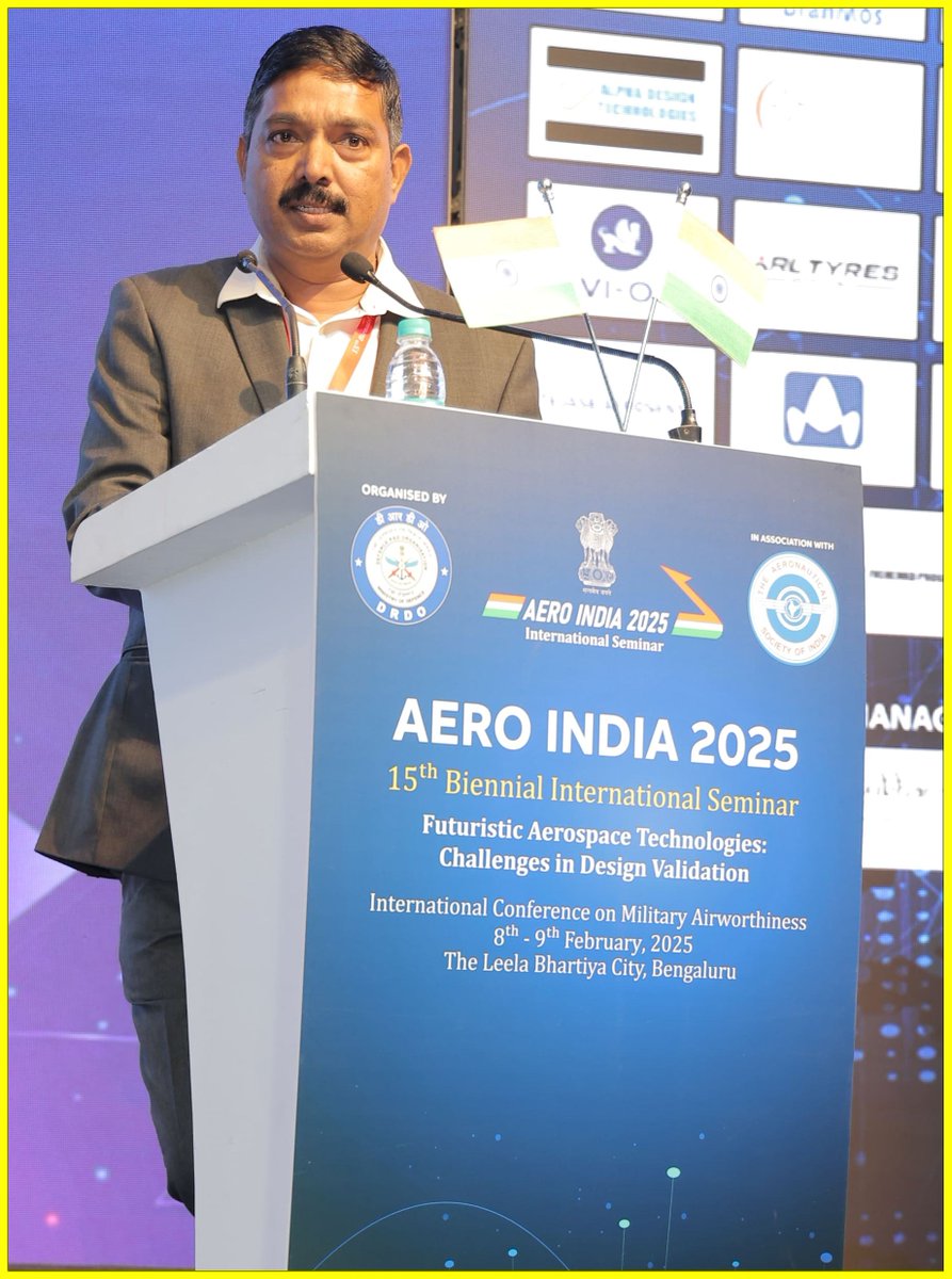 writetake's tweet image. #WingsOfWisdom #AeroIndiaSeminar #PlaneCarnival #CEMILAC

Certifying process must be ahead of times: A P V S Prasad 

Topic:  Challenges in Design Validation of Next Generation Manned &amp;amp; Unmanned Air System

Speaker: A P V S Prasad, Chief Executive (Airworthiness), CEMILAC,