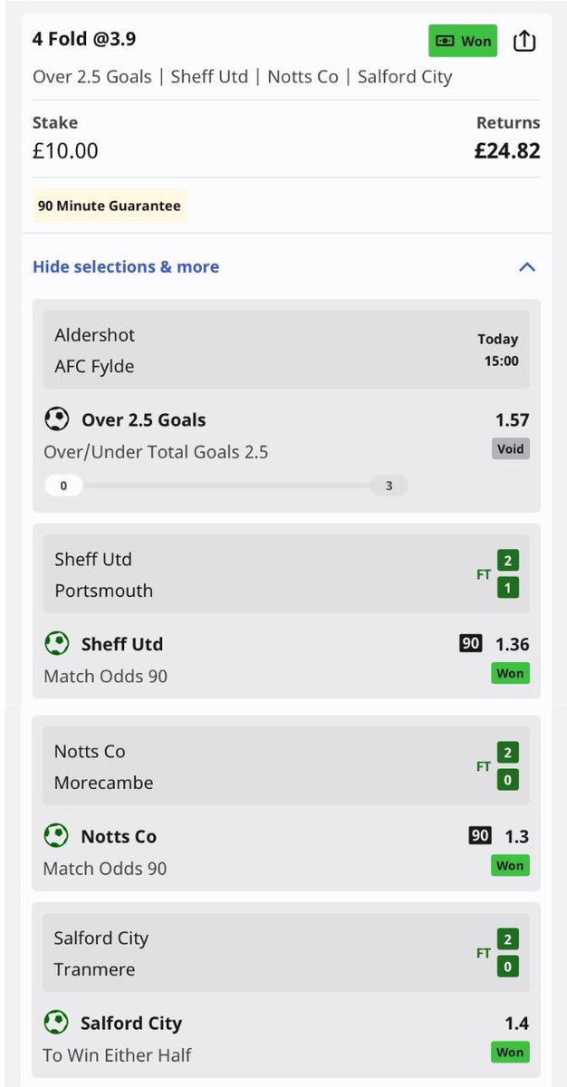 Bad Man’s Football Tips ⚽️ tweet media