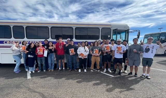 CrosbytonCISD's tweet image. CHS seniors enjoying Senior Sneak Preview hosted by South Plains College. #chieftainnation