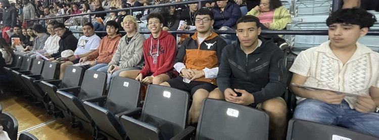 CrosbytonCISD's tweet image. CHS seniors enjoying Senior Sneak Preview hosted by South Plains College. #chieftainnation