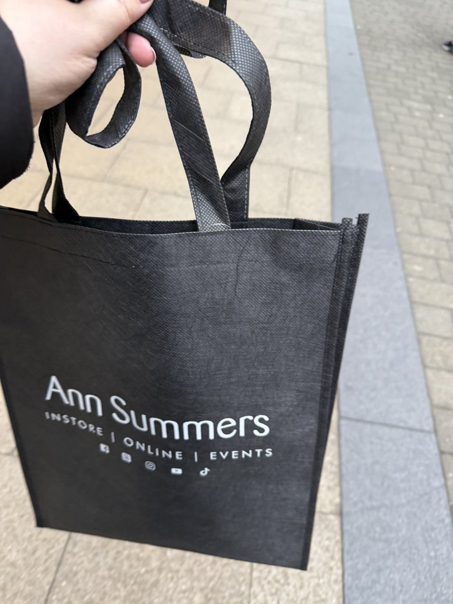 Thanks for the reusable tote bag Ann summers can’t wait to use this for my weekly Tesco shop xox