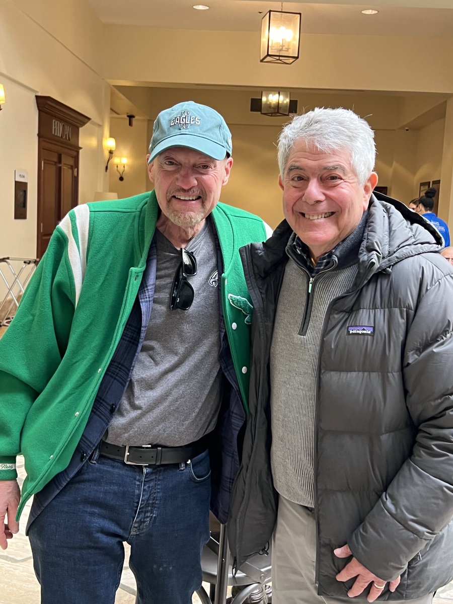 jimcramer's tweet photo. The greatest sports broadcaster in history, Merrill Reese! https://t.co/OOoM5aQhA6