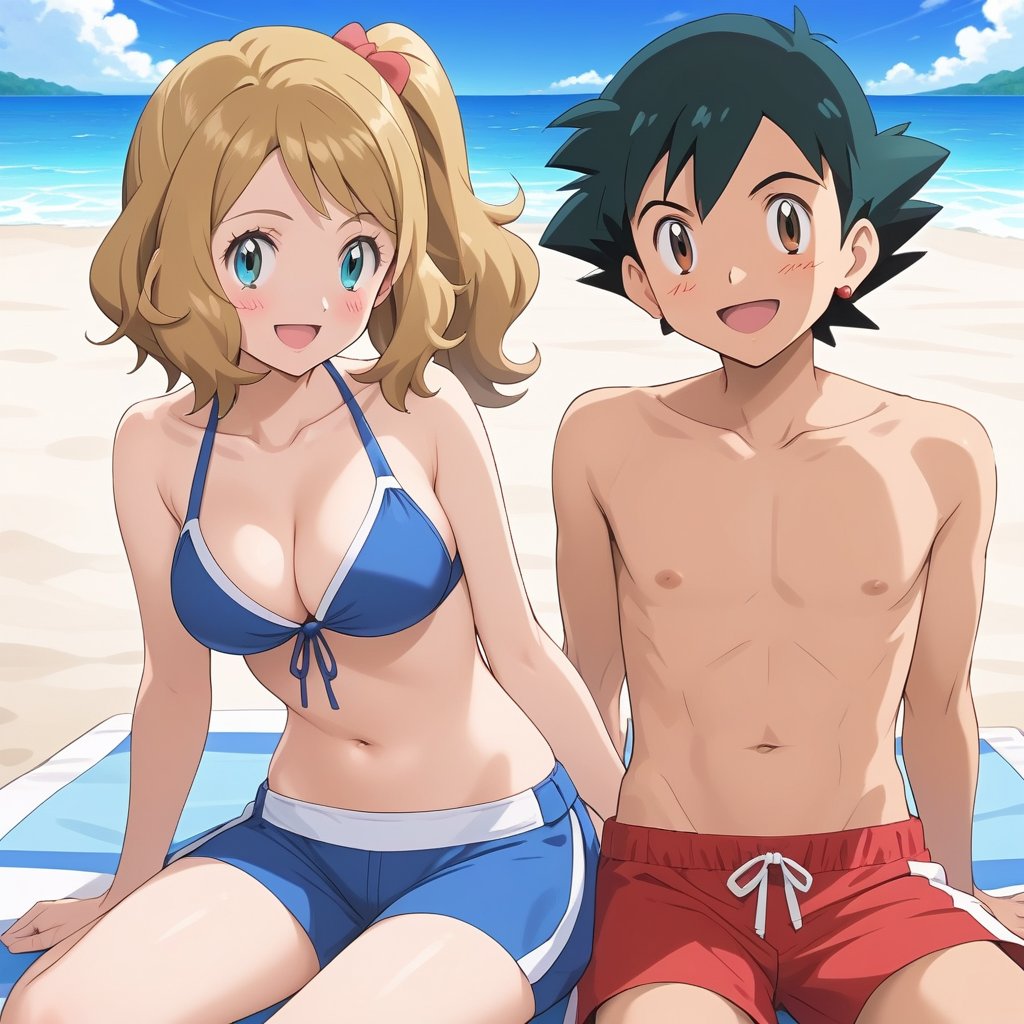 Ash ❤ Serena 💙

#Anipoke   #Pokemon