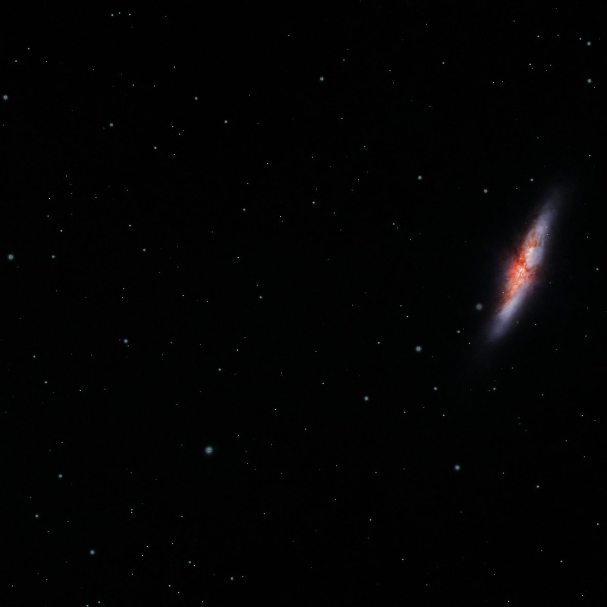 Bode’s Galaxy and Cigar Galaxy 
.
⚙️ Skywatcher EQ6-R Pro
📸 ZWO ASI2600MM Pro 
🔭 William Optics Fluorostar 120
📅 Captured 2/7/25
.
#astronomy #telescope  #planet #solar #planets #astrophotography #nebula #space #astro #galaxy #photography #skywatcher #art #photo #stars