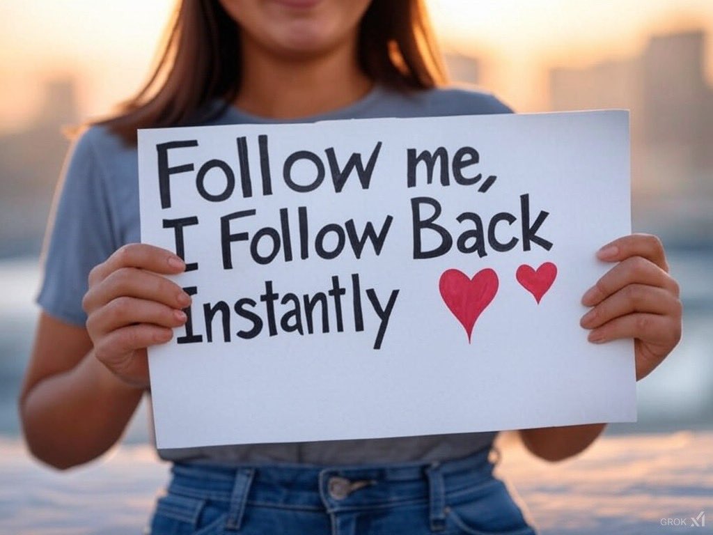 Let's gain followers