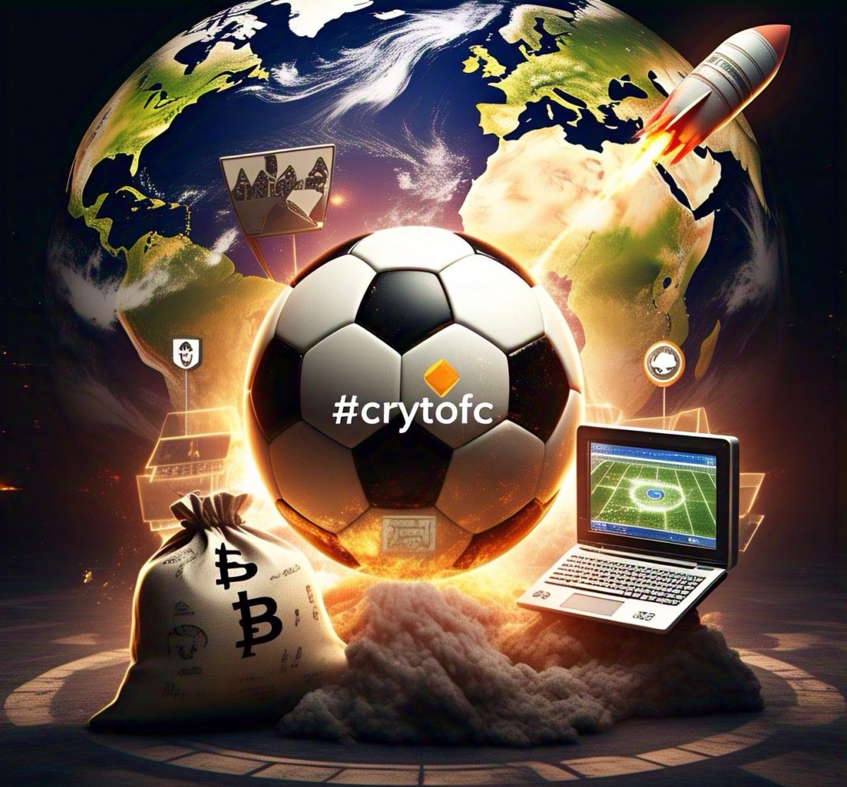 _CryptoFC_'s tweet photo. an NFT marketplace for shirt designers. 🌍 **Long-term vision:** - Global expansion, advanced governance and an interconnected ecosystem for clubs, sponsors and fans. 👉 Join the football revolution with Crypto FC! #Blockchain #Football #NFT #Innovation #CryptoFC #FutureSoccer #b https://t.co/rJFSHqJSZb