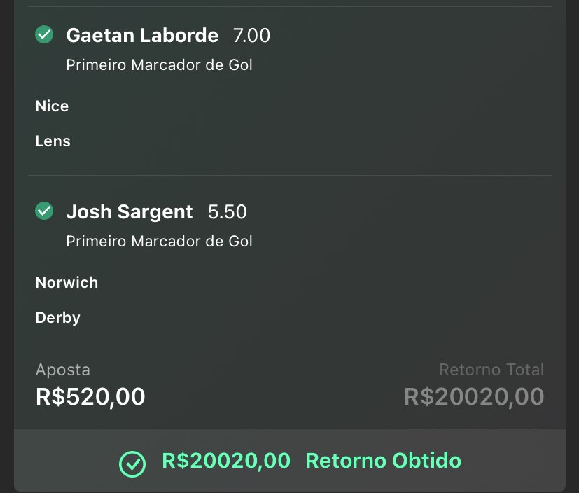 MACETANDO, MACETANDO, MACETANDO 🎶 

ODD 38.50 ENVIADA GRATUITAMENTE PRA VOCÊS E COMO PROMETIDO VAI TER MORAL PRA VOCÊS QUE CHAMARAM MUITO COMIGO!

JÁ CURTE, COMENTA E RT AUMENTA SUAS CHANCES! VAMO TROPA, LEVAR ESSE DIN PRA CASA 💰 🚀