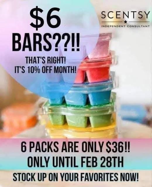 Tracy1173's tweet photo. Snag wax in February on sale! During our transition month!! ✨ 10% OFF in February! 
Check out the available bars: https://t.co/FULCPdKxDy https://t.co/a7cxiGgyWr