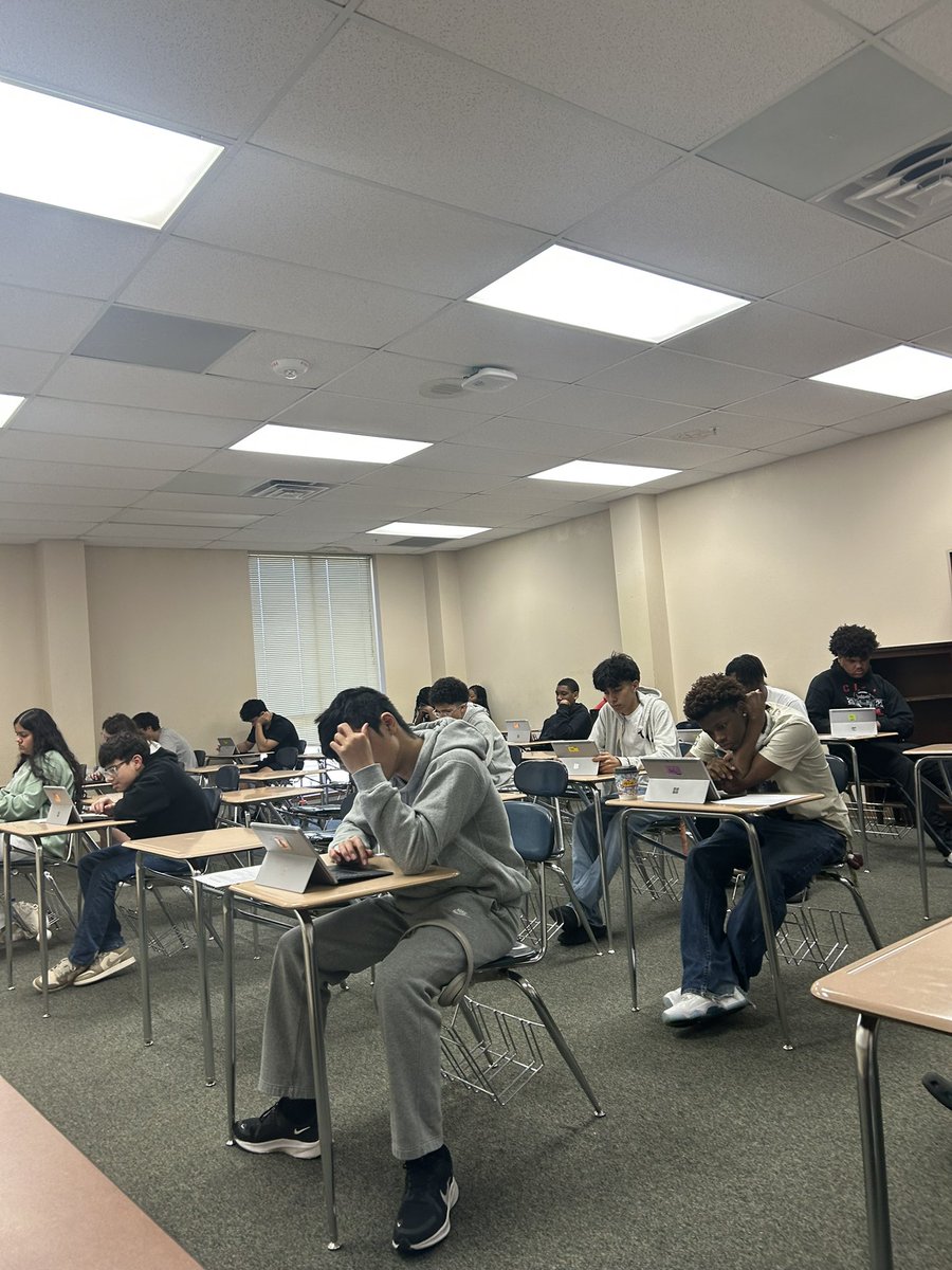 We had over 50, 9th and 10th grade, students join us today for TSIA2 testing. Saturday testing with great results!
