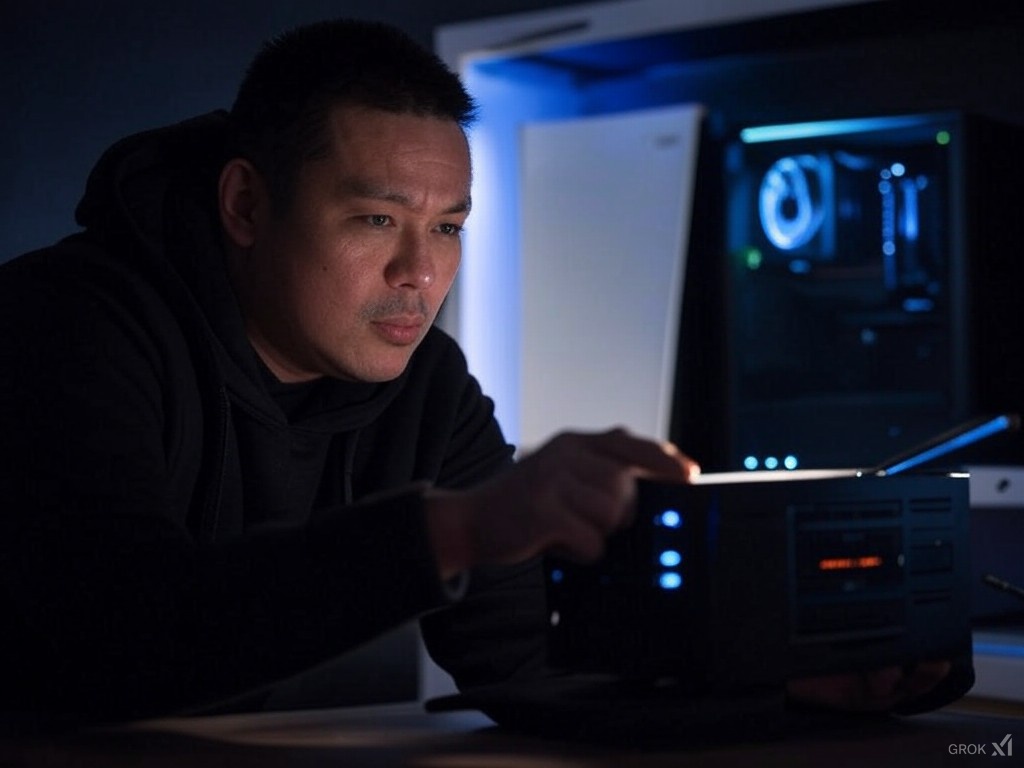 le gars de chez playstaion qui regarde un tuto pour reparer les seveurs #PlayStationNetworkDown