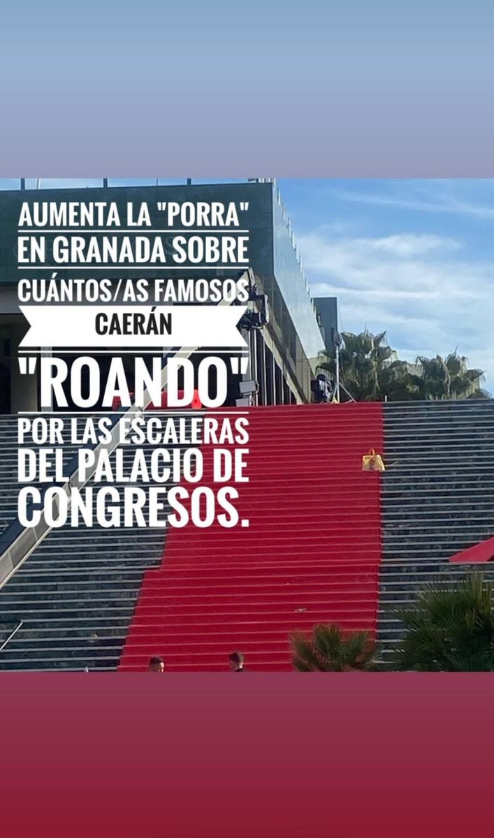 mihmi2's tweet photo. @pons_sabate @PremiosGoya Puede que la pasarela https://t.co/dkVhdYwZHz