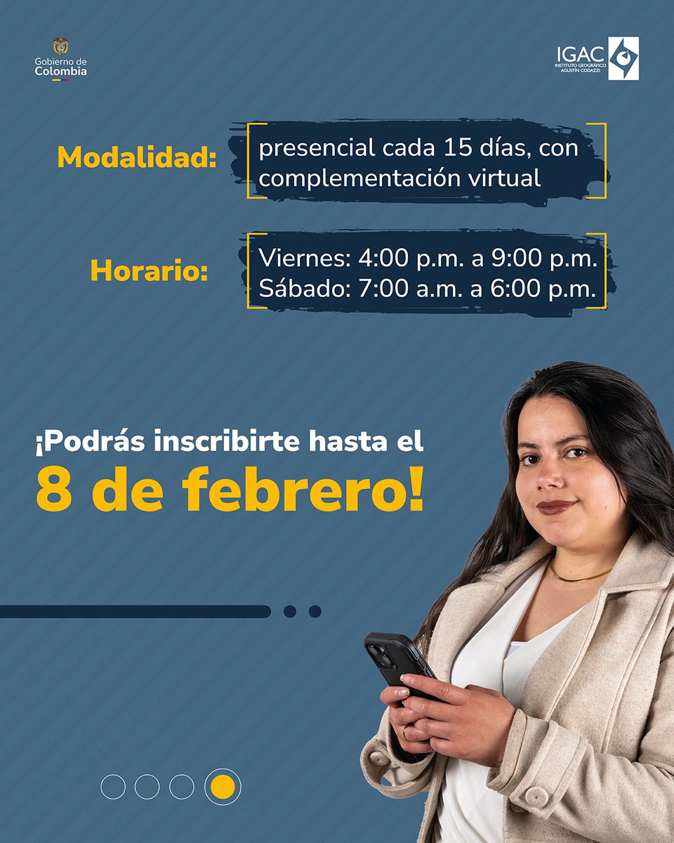 🎓Junto a la <a href="/USergioArboleda/">Universidad Sergio Arboleda | #SergistaSiempre</a> tenemos un programa educativo para ampliar tus conocimientos en la Tierra y el espacio ultraterrestre: la Maestría en Gestión de la Información y Tecnologías Geoespaciales.

Conócela en: usergioarboleda.edu.co/programas/maes… e inscríbete hasta HOY,🗓️8 de febrero.