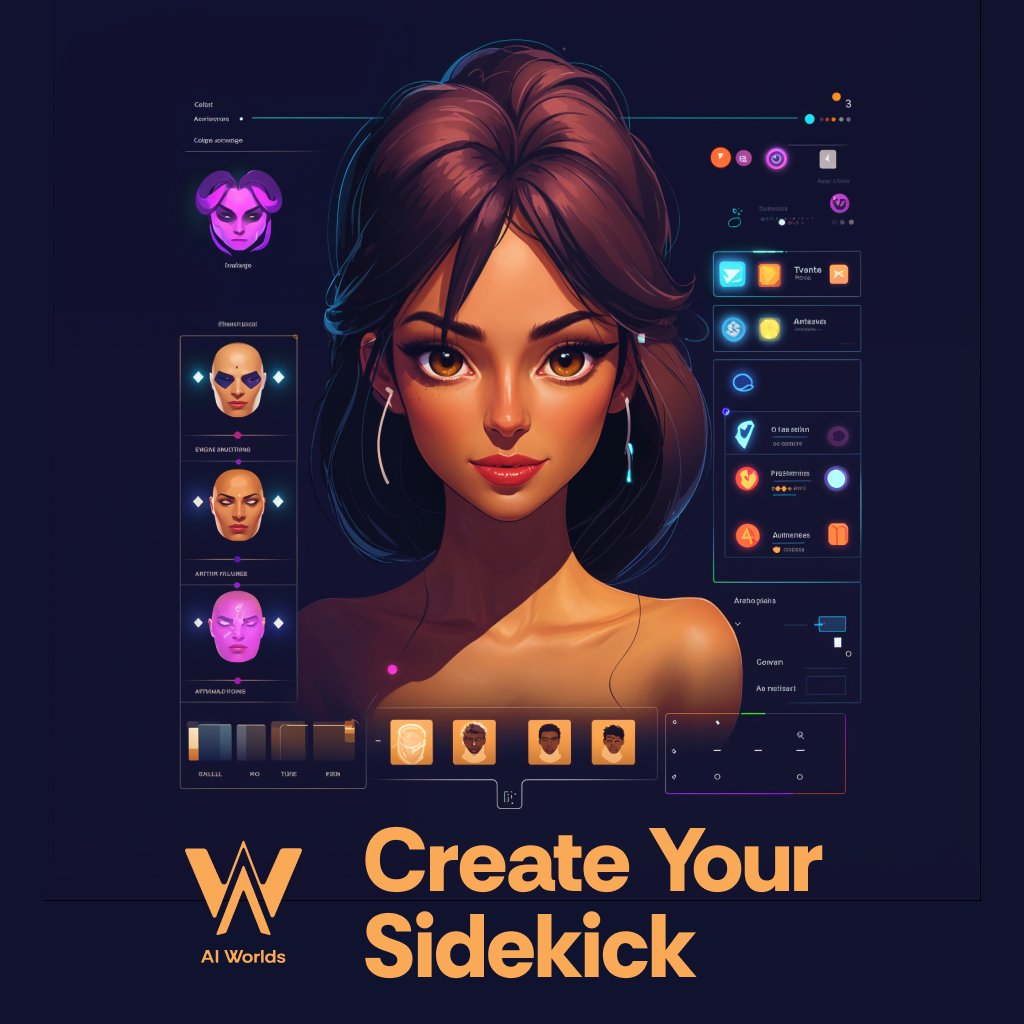 AIWORLDSGAMES's tweet photo. How about we play with #AI a little more? This time, let's create a perfect gaming sidekick.

Whether it’s a charming woman, a hulking bodyguard, or a pet, you can go in any direction you want! 

Generate a picture of the character and add a few words to describe your creation! https://t.co/UvXWTTjWqa