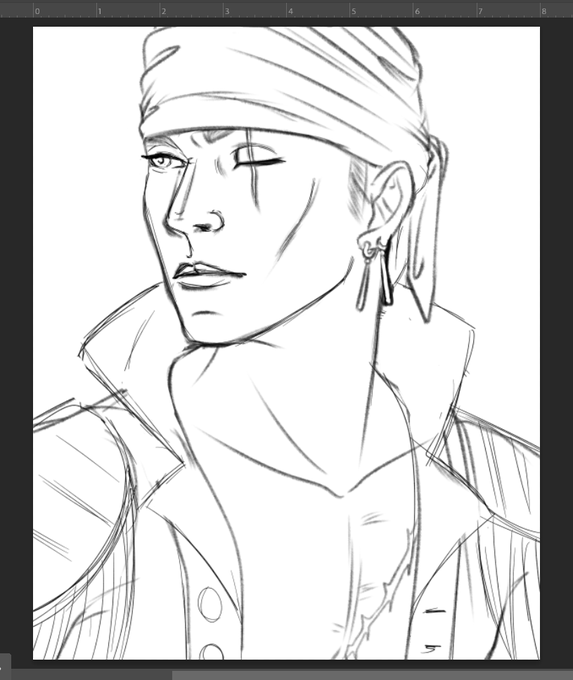 Refining the sketch a bit more ⚔️
#Zoro #sketches