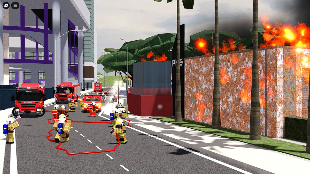 ROBLOX Jabatan Bomba Dan Penyelamat MYSverse tweet media