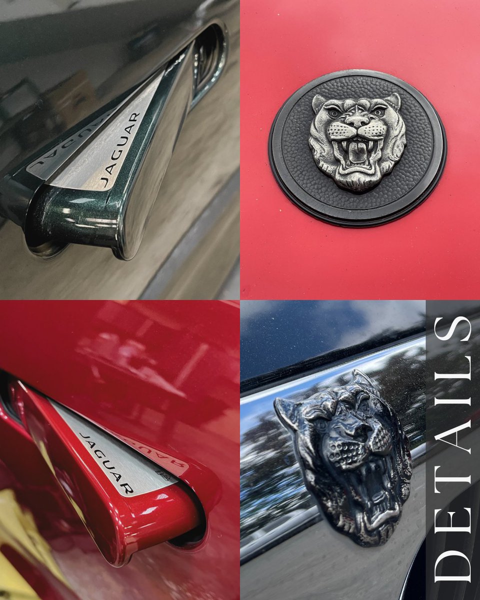 KingsCrossAuto's tweet image. It’s all in the details. From the iconic Jaguar emblem to the sleek, polished door handles, every inch of the Jaguar exudes elegance and craftsmanship. It's the details that make these cars truly stand out.

#pdxjags #vanwajags #kingscrossauto #drivewithstyle #jaguar #vanwaautos