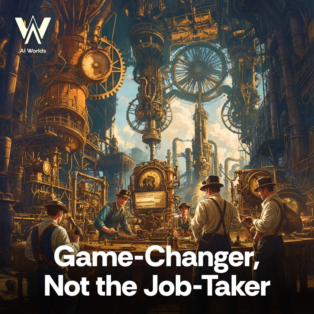 AIWORLDSGAMES's tweet photo. "The history of digital technology is that technology increases employment, productivity, GDP and I think that’s what’s going to happen with #AI."

At AI Worlds, we agree with @strausszelnick. AI isn’t here to take over! It’s here to help build, create, and push us forward. 🚀🎮 https://t.co/FwEOGCJZlf