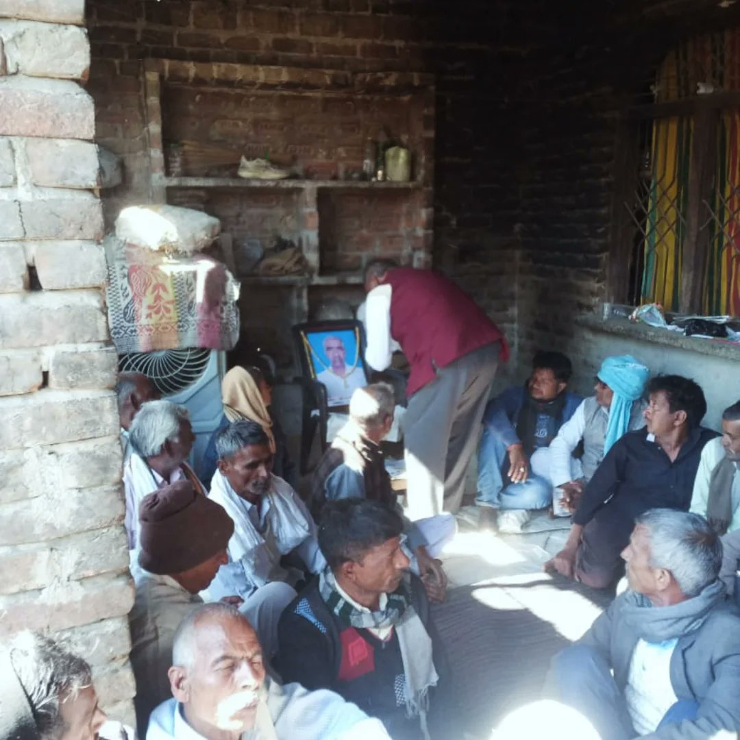 Amarsinghydvmla's tweet image. शीतलवाड़ा में बघेल समाज के स्वा•राजेंद्र सिंह बघेल की हत्या में हुई मृत्यु पर श्रद्धांजलि दी एवं शोक संवेदना प्रकट करने पहुचे और परिवार को न्याय दिलाने का आश्वासन दीया |
@BhimArmyChief @hathraspolice