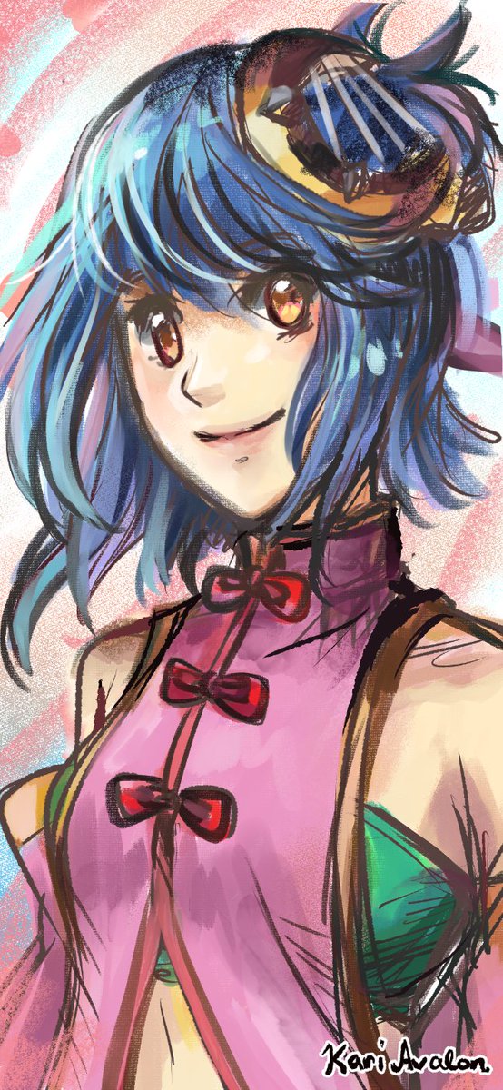 Hello, I tried drawing on my new phone again. It's quite tough, but it's pretty fun to do on my spare time, haha.

I doodled Luca Trulywaath from "Ar tonelico 2." She's a character I still really like a lot~

#kariavalonart #アルトネリコ #アルトネリコ2 #Artonelico