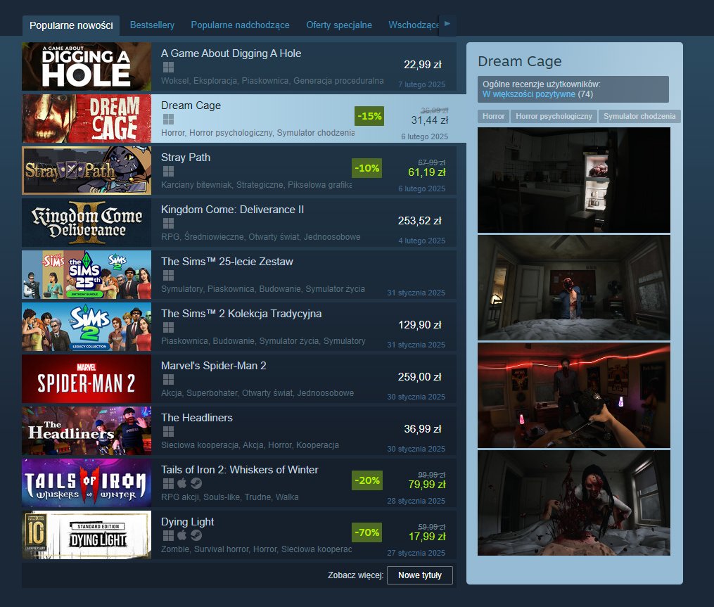 I can't believe it. After a very rough launch I decided not to give up. I patched the game through out the night, didn't slept and it payed of.

Dream Cage is in the new &amp; tranding tab.

Moral of this story is very simple... NEVER GIVE UP, NO MATTER WHAT!