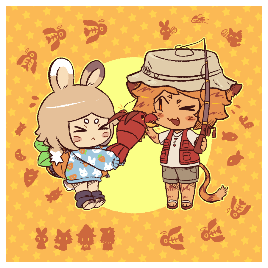 Little bit of Lobster Trouble!!🐰🦞🐱

Chibi Comm of <a href="/alleesaur/">allee 🌺🦖</a>'s Bisque and Jory! Beloved creatures!!!