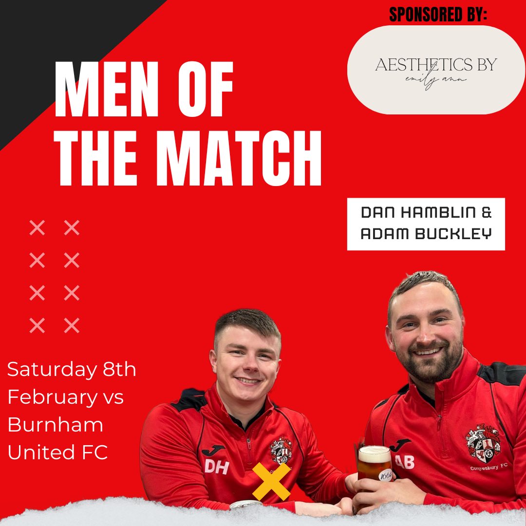 ⚫️🔴 Men of the Match 🔴⚫️

Both <a href="/AdamBuckleyy/">you</a> and Dan Hamblin won the Man of the Match award today!

An unbelievable goal from the half way line from Buckers, and a great defensive performance by Hamblin helped the lads secure all three points!

Sponsored by AestheticsByEmilyann