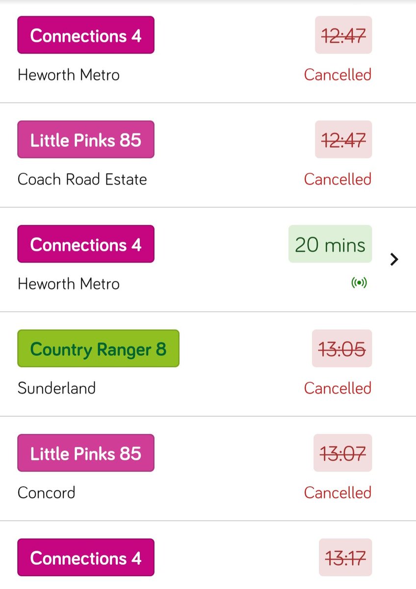 Adrian (@neadrian7) on Twitter photo I'd given up by this point and abandoned my trip into Newcastle, but this was the shambolic state of the service <a href="/gonortheast/">Go North East</a> provides to its customers. How are you supposed to rely on that?
This is shameful and needs to be addressed urgently
Cc: <a href="/SharonHodgsonMP/">Sharon Hodgson</a> <a href="/KiMcGuinness/">Kim McGuinness</a> I'd given up by this point and abandoned my trip into Newcastle, but this was the shambolic state of the service <a href="/gonortheast/">Go North East</a> provides to its customers. How are you supposed to rely on that?
This is shameful and needs to be addressed urgently
Cc: <a href="/SharonHodgsonMP/">Sharon Hodgson</a> <a href="/KiMcGuinness/">Kim McGuinness</a>