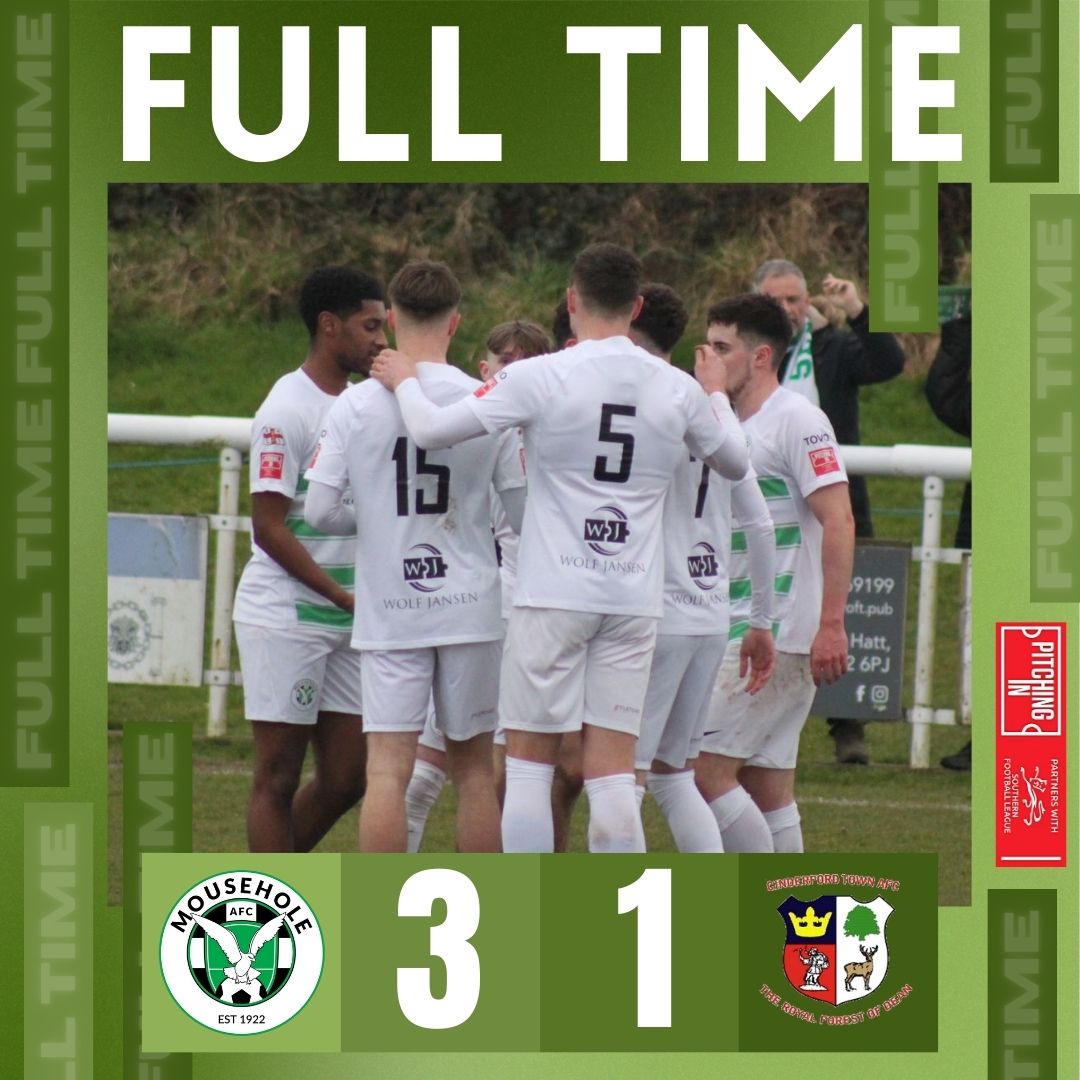 π π’π¨π¦πππ’ππ πππ (@mouseholeafc) on Twitter photo FT | MOUSEHOLE 3-1 <a href="/Cinderford_Town/">Cinderford Town AFC</a>
The Seagulls had to work hard for this one but a welcome 3 points are added to the tally.
<a href="/Cornishfootball/">Dave Deacon</a> <a href="/swsportsnews/">South West Sports News</a> <a href="/SouthernLeague1/">The Pitching In Southern Football League</a> <a href="/KJMsport57/">Kevin Marriott</a> <a href="/InterioraNewlyn/">Megan King</a> <a href="/KeltekBrewery/">Keltek Brewery</a>
#football #soccer #sport #premierleague #cornwall FT | MOUSEHOLE 3-1 <a href="/Cinderford_Town/">Cinderford Town AFC</a>
The Seagulls had to work hard for this one but a welcome 3 points are added to the tally.
<a href="/Cornishfootball/">Dave Deacon</a> <a href="/swsportsnews/">South West Sports News</a> <a href="/SouthernLeague1/">The Pitching In Southern Football League</a> <a href="/KJMsport57/">Kevin Marriott</a> <a href="/InterioraNewlyn/">Megan King</a> <a href="/KeltekBrewery/">Keltek Brewery</a>
#football #soccer #sport #premierleague #cornwall