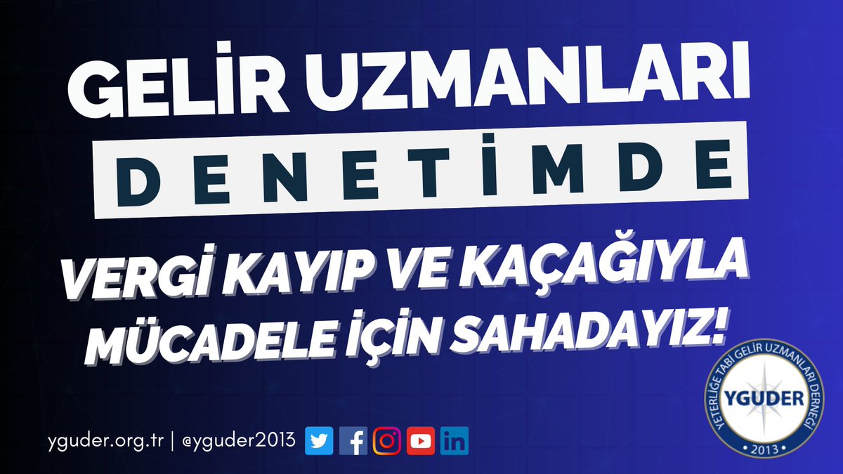 Vergi kayıp ve kaçaklarıyla mücadelede en etkin yöntem olan saha denetimlerini gerçekleştiren Gelir Uzmanlarıdır. 

Gelir Uzmanlarının kendini güvende hissetmediği, aşırı iş yükü ve baskı ile boğuştuğu bir denetim planlamasında verimliliğin gün geçtikçe düşmesi kaçınılmazdır.