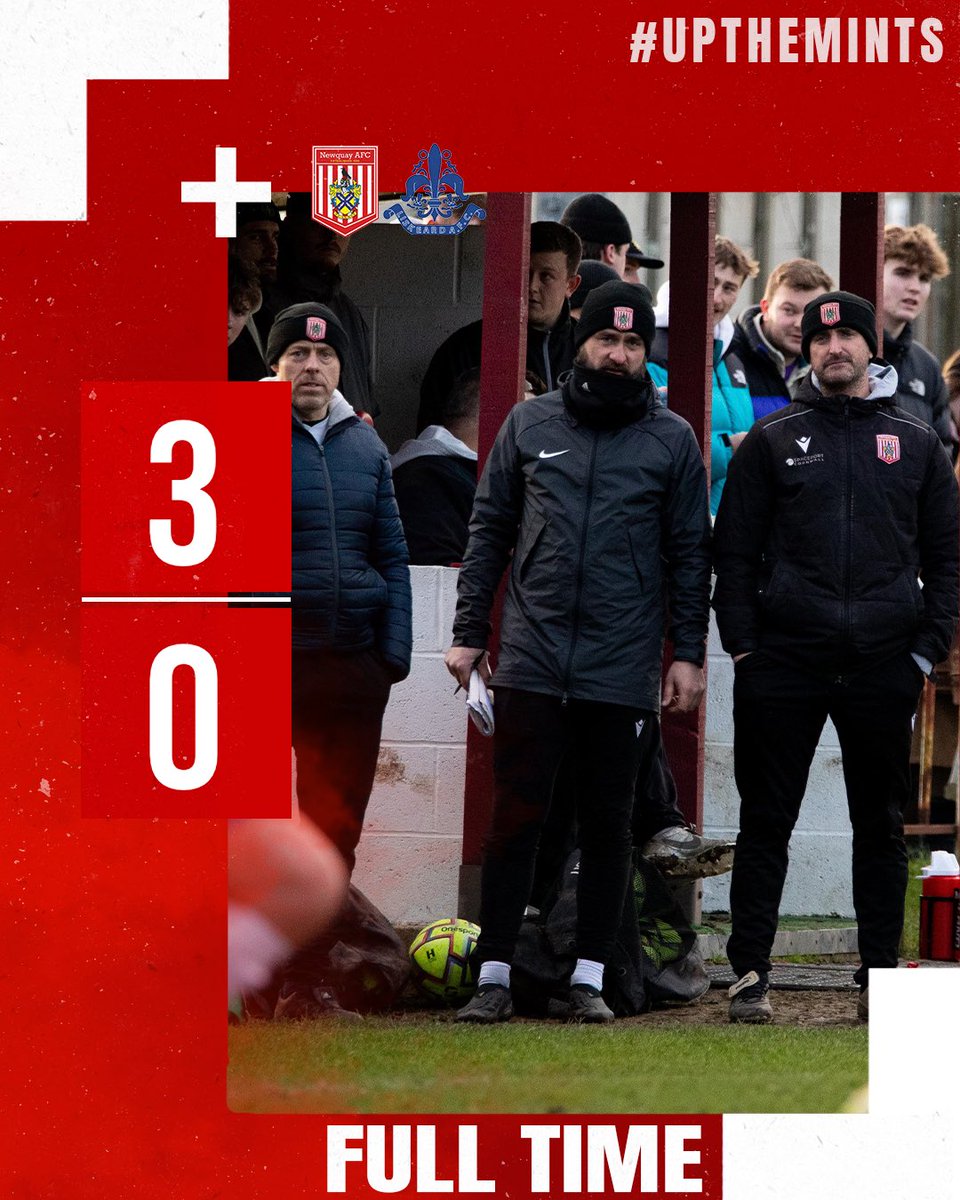 90’ FULL TIME - THE BOYS HAVE DONE IT!!

🔴3 - 0🔵

#UpTheMints🔴⚪️