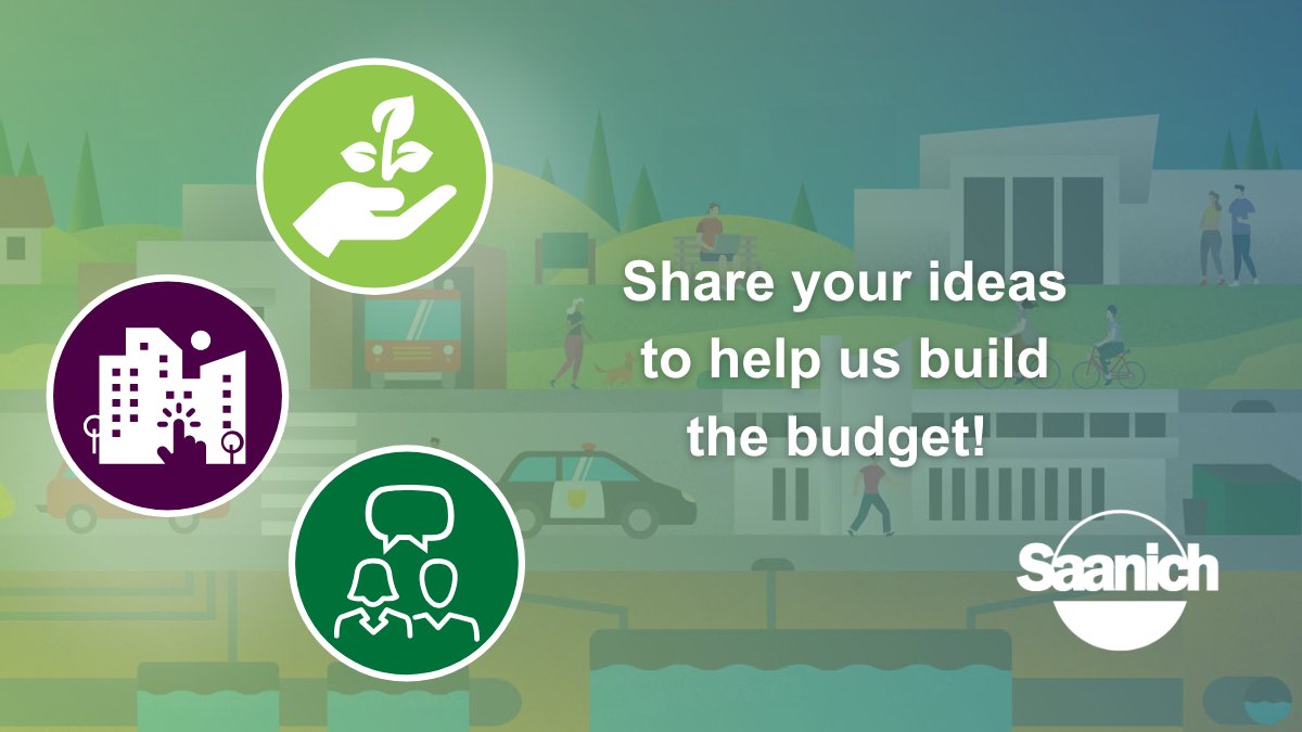 We’re gathering input to help Council make decisions on municipal spending. You can provide feedback in two ways: 

✅Complete the Budget Engagement Survey 
✅Try out our budget simulation tool 

Join us on HelloSaanich to take part: saanich.ca/hello
