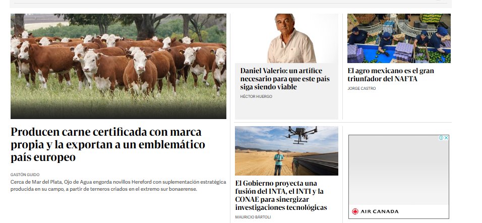 Bartolim's tweet photo. 🗞️🚜#Suplementazo de sábado
🥩Carne certificada con marca propia y de expo, por @gastonfguido
⭐️Daniel Valerio, un artífice necesario para que este país sea viable, por @hhdospierre
👉La fusión del INTI, INTA y CONAE
+La columna de J. Castro, y más en https://t.co/jzDNCyj2My https://t.co/rogt9oJ87V