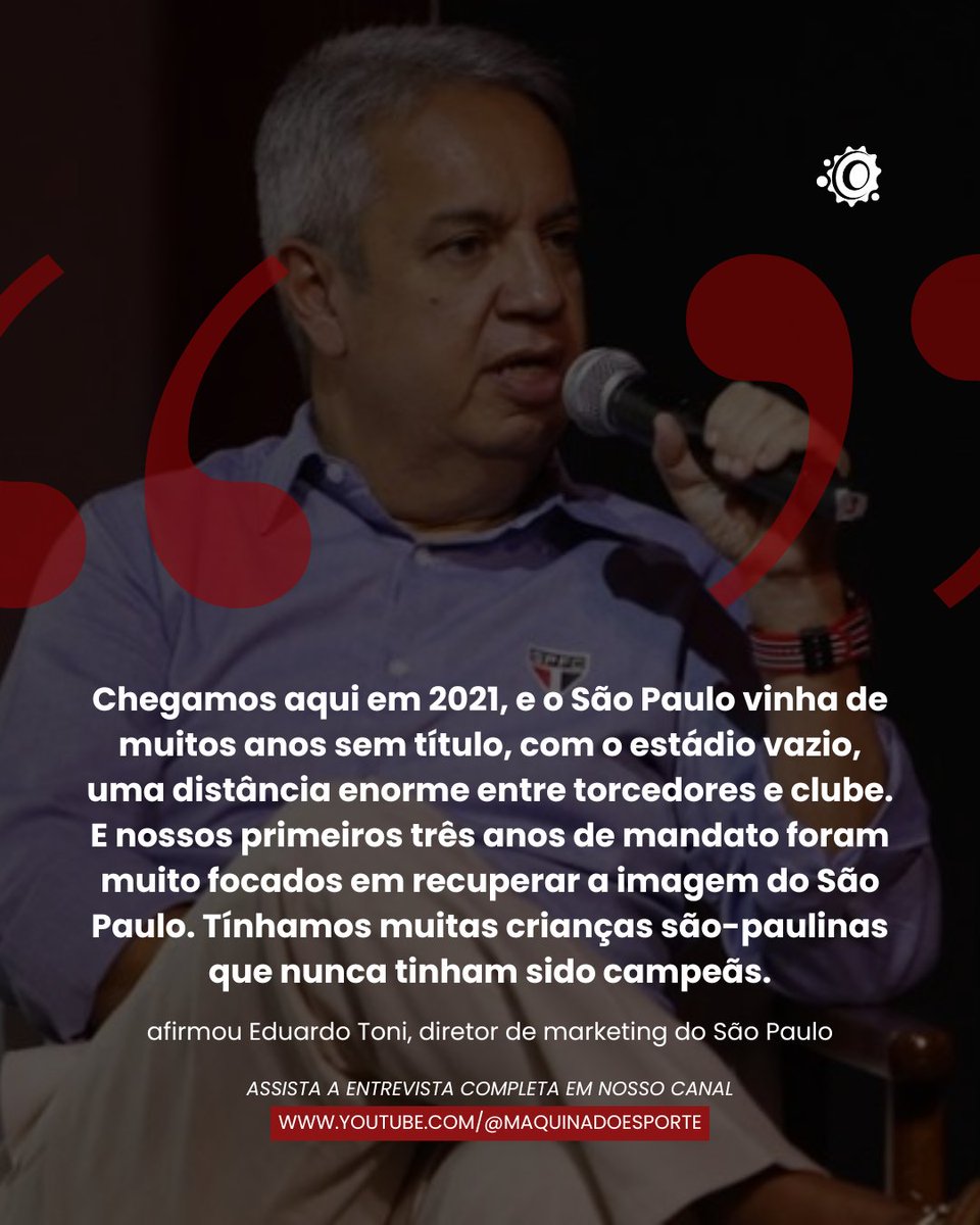 Com uma dívida de R$ 900 milhões, para Eduardo Toni, diretor de marketing do <a href="/SaoPauloFC/">São Paulo FC</a>, a revalorização da marca do clube é o caminho para a recuperação financeira

👉Assista a entrevista completa, por <a href="/adalbaleister/">Adalberto Leister Filho</a>
youtu.be/86Jhtf5QPzo?si…